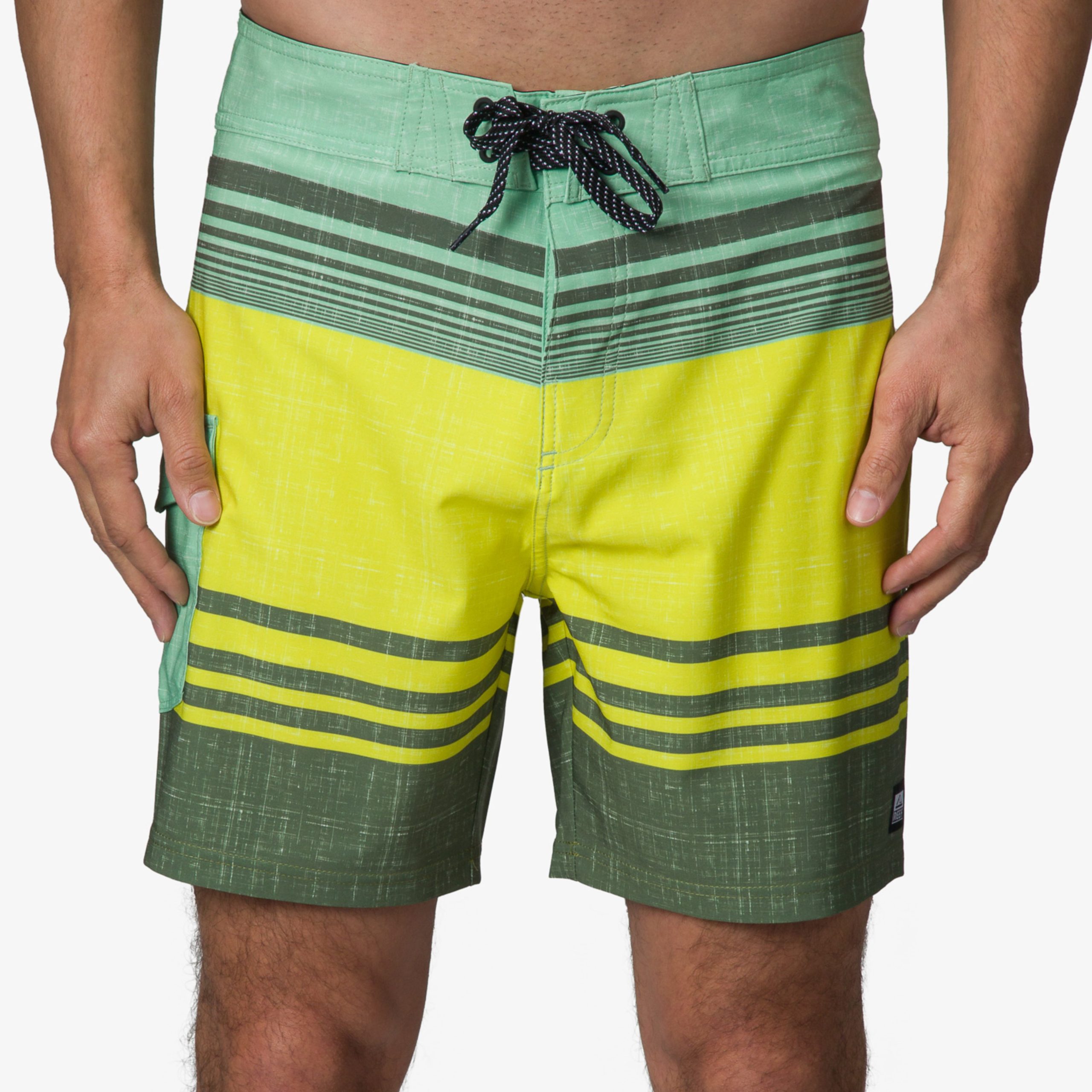 Casey Stripe Boardshort 17" - Image 6